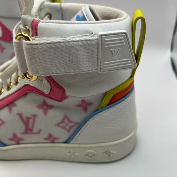 Louis Vuitton Boombox Pastels Monogram Nylon Sneakers